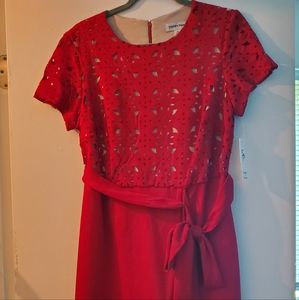 Shelby & Palmer Mock Wrap Dress